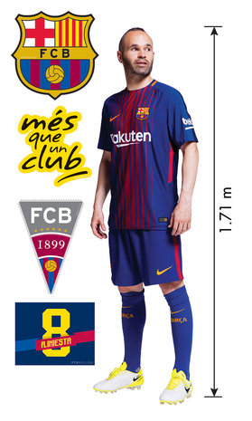 Iniesta muursticker