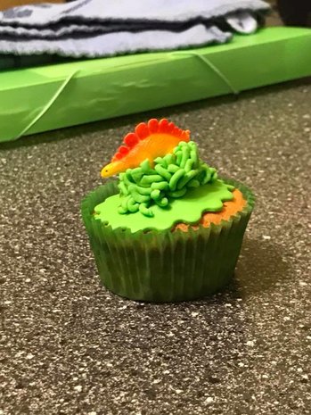 dinosaurus voor cake