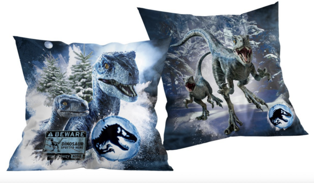 Jurassic World Sierkussen Beware 40 x 40 cm Polyester