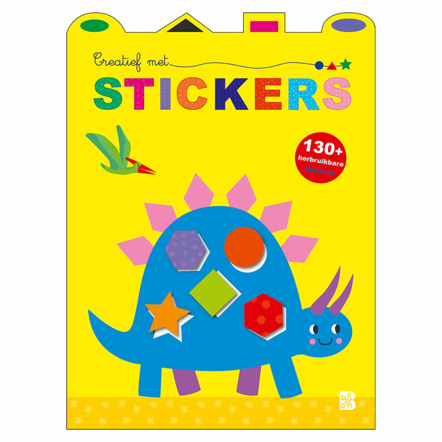 creatief dino stickerboek