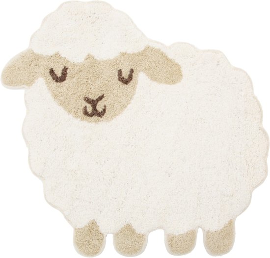 Bekijk het internet Kennis maken vitamine Vloerkleed schaapje - sheep (56 x 57 cm) - Dinoworld