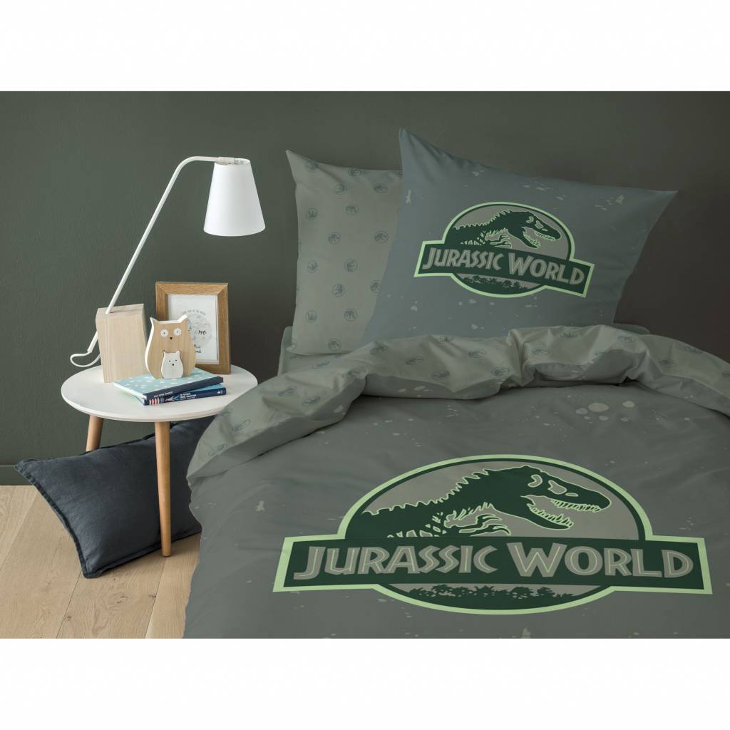 ongerustheid Vluchtig Advertentie Jurassic World Dekbedovertrek Mosgroen - Dinoworld
