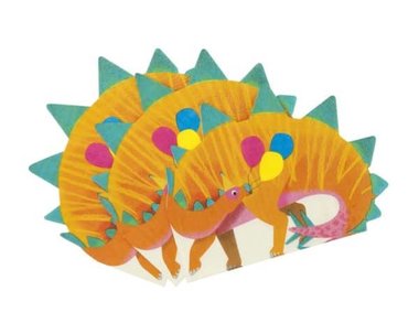 Stegosaurus servetten (16x) (Dinosaurus Feest)