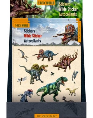 Stickervel T-rex World (12 stickers)