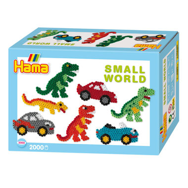 Dinosaurussen en Auto's - strijkkralen (2000)