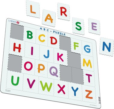 26 stukjes ABC puzzel (Larsen)