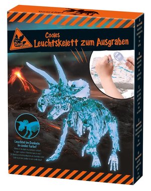 Dig it out: Triceratops (glow in the dark)