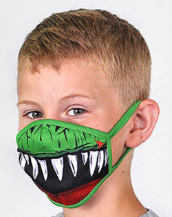 T-rex masker (mondkapje)