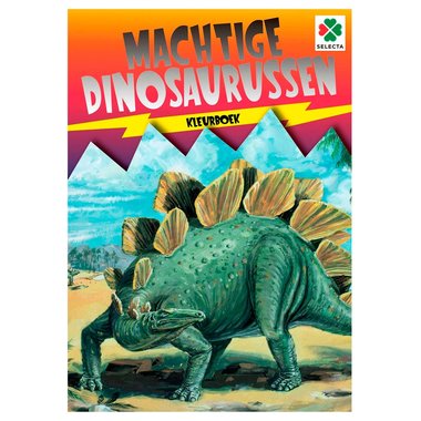 Kleurboek: Machtige dinosaurussen