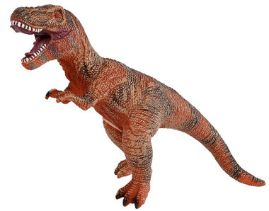 Speeldino T-rex (met geluid) - bruin - 41 cm