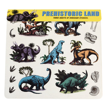 Stickervel REX - Prehistoric Land (3 vellen)