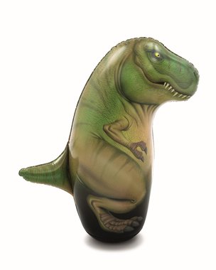 Opblaasbare box 3D Bop Bag dinosaurus - Groen
