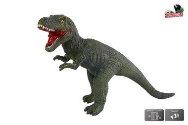 Grote speeldino T-rex (met geluid) - groen - 57 cm (Bestseller)