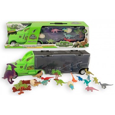 Dinosaurus Vrachtwagen - auto met 15 dino's