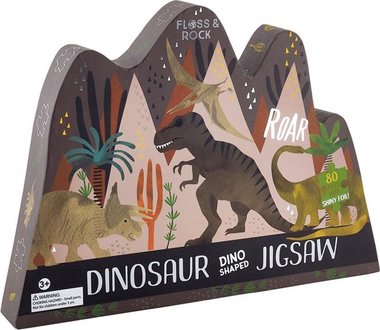 80 stukjes Brontosaurus puzzel - Floss & Rock