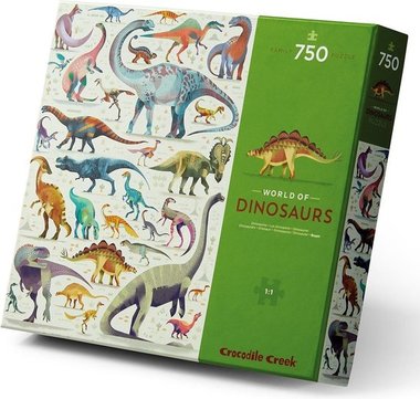 750 stukjes World of Dinosaurus puzzel - Crocodile Creek