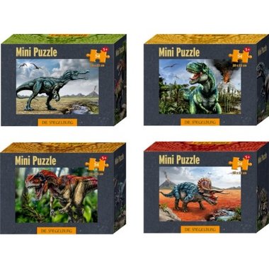 54 stukjes Mini Puzzel dinosaurus - T-rex World