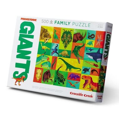 Prehistoric Dino puzzel - 500 stukjes - Crocodile Creek