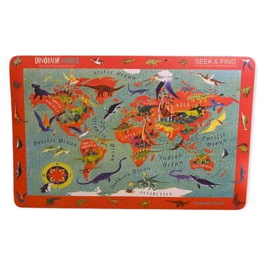 Dinosaurus placemat - onderlegger - Zoek en Vinden