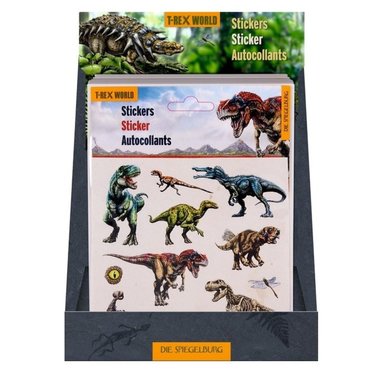 Stickervel T-rex World (11 stickers)