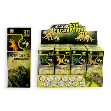 Jurassic 3D-opgraving Dig it out - (12 stuks)