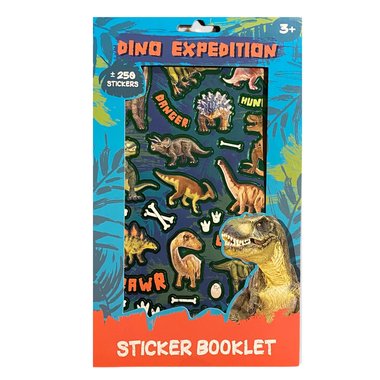 Dinosaurus stickervellen (5x) (250 stickers)