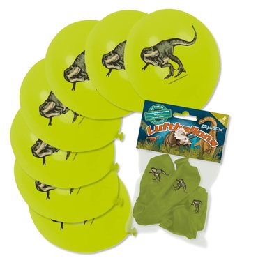Ballonnen Dinosaurus (8x) (groen)
