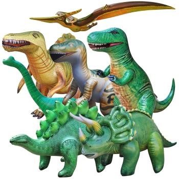 Opblaasbare dinosaurussen - Mini Set (7 stuks)