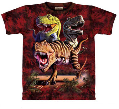 T-shirt Rex Collage (rood)