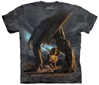 Maat 146- T-shirt Dino Battle - (Laatste maatjes)