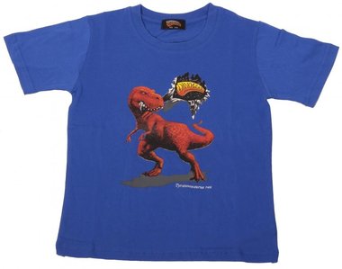 Dinogear - 3D - T-rex shirt (blauw)