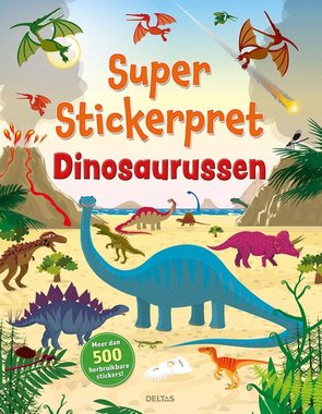 Stickerboek: Super Stickerpret - Dinosaurussen