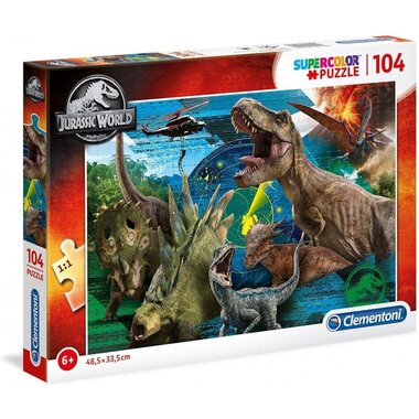 104 stukjes Jurassic World puzzel