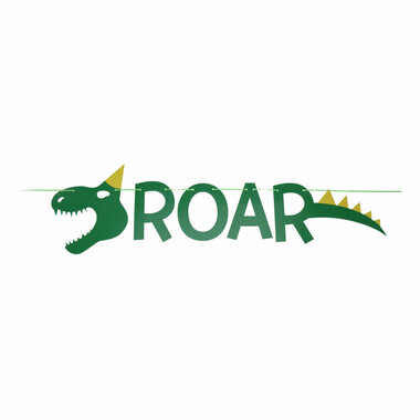 Dinosaurus Vlaggenlijn - ROAR!