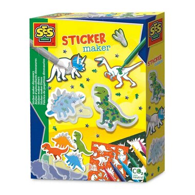 SES Dinosaurus stickers maken