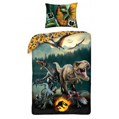 Jurassic World Dekbedovertrek - T-rex - Danger - 140 x 200 cm