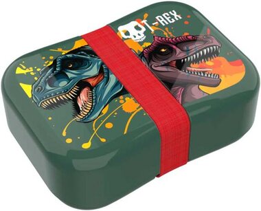 Lunchbox/broodtrommel - T-rex - Dino Strap