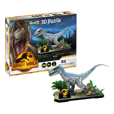 3D Puzzel - Bouwpakket - Jurassic World - Raptor Blue