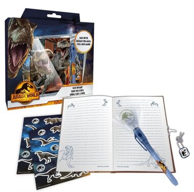 Jurassic World - Dagboek met geheim schrift