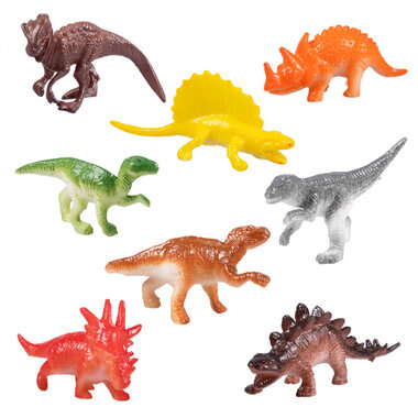 Zakje kleine dino's (8 stuks)