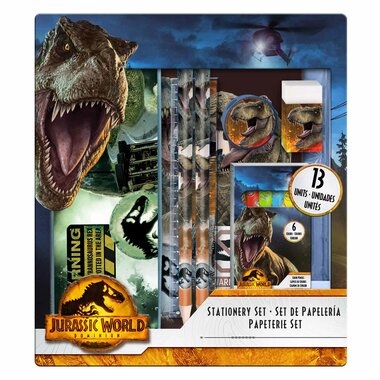 Jurassic World - Stationery set dinosaurus (13-delig)