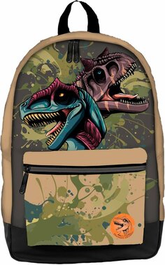 Dinosaurus - Adventure - Rugzak - beige/groen (44x30x20cm)