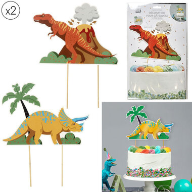 Dinosaurus taartdecoratie