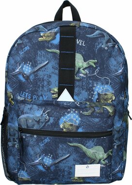 Dinosaurus Rugzak - Schooltas - Blauw - Dino - Skooter Dinogames