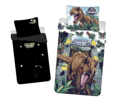 Jurassic World dino dekbedovertrek Roar Glow in the Dark