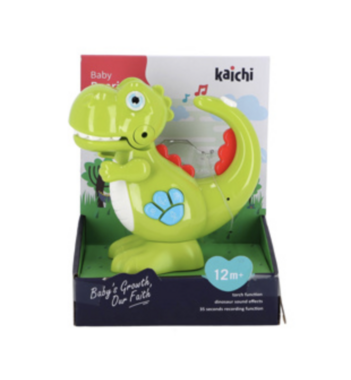 Baby dino lamp flashlight met muziek