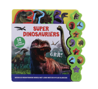 Dino boek vol geluiden om mee te brullen
