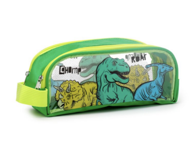 Doorzichtige dino Etui voor al je potloden