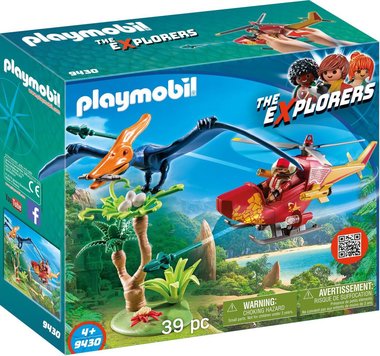 Helikopter met Pteranodon - Playmobil