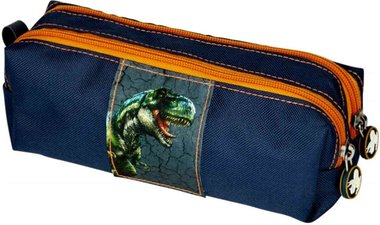 Etui T-rex World blauw/oranje